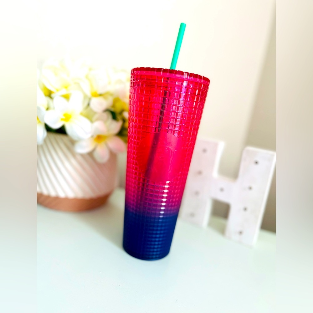 Starbucks Ombre Tumbler Pink and Blue